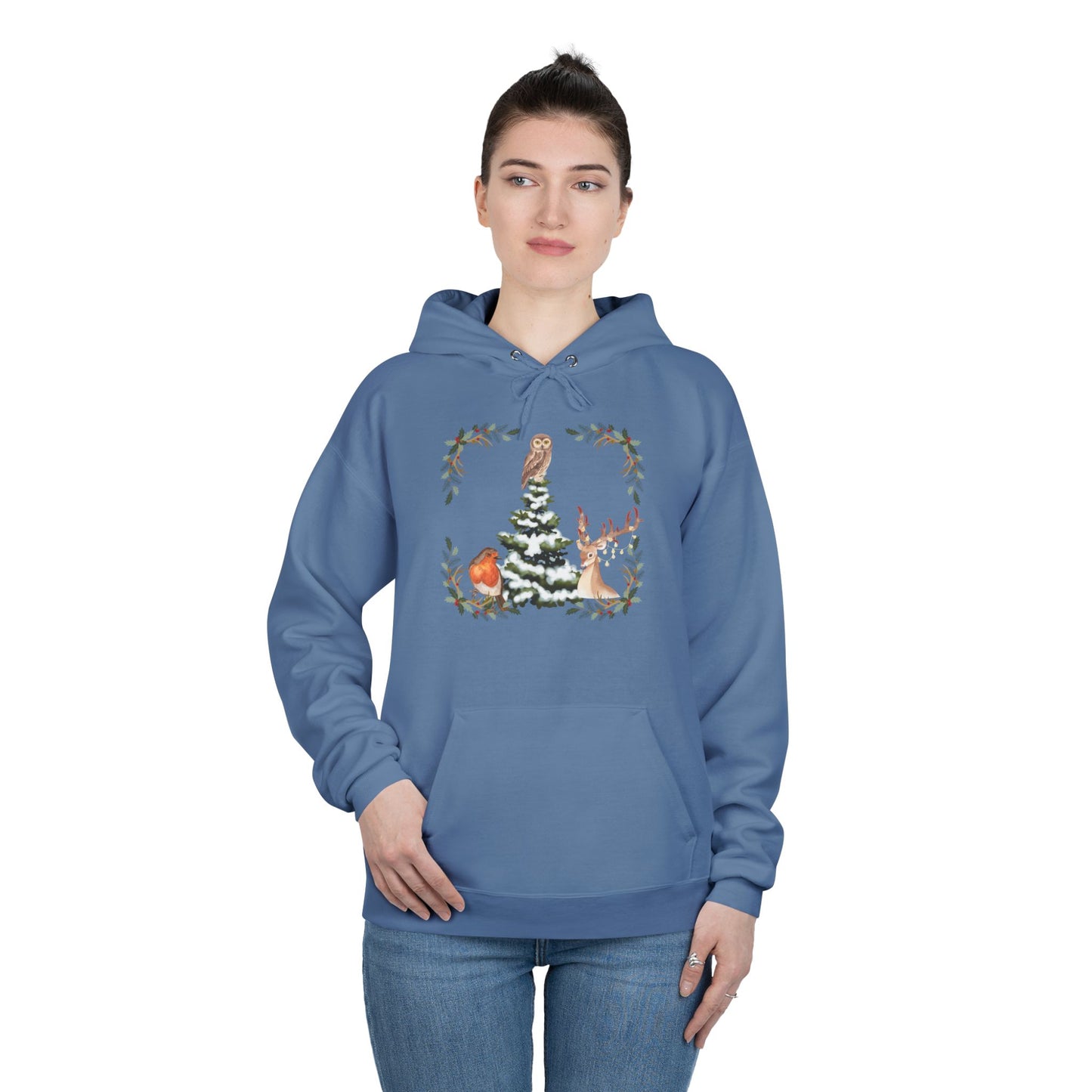 Winter Tree - Adult Unisex EcoSmart® Pullover Hoodie Sweatshirt