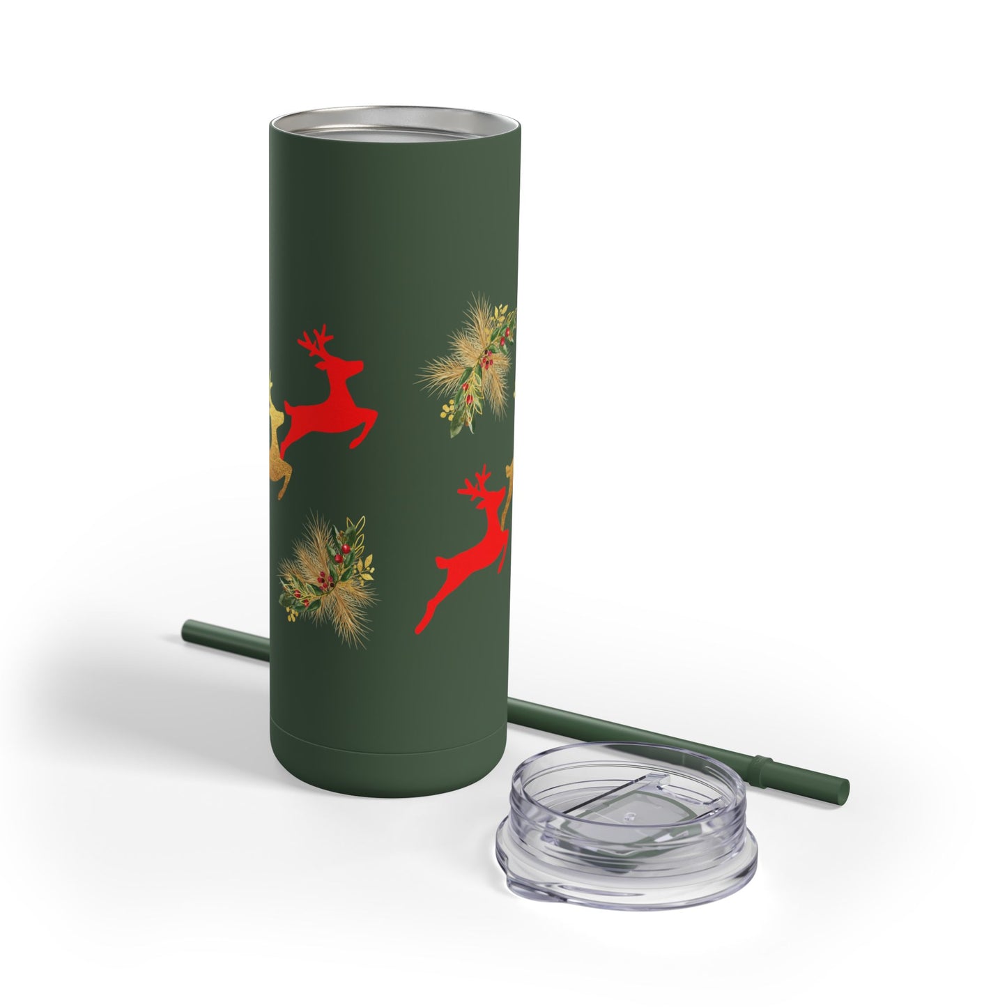 Reindeer Fun - Maars Maker Skinny Matte Tumbler, 20oz