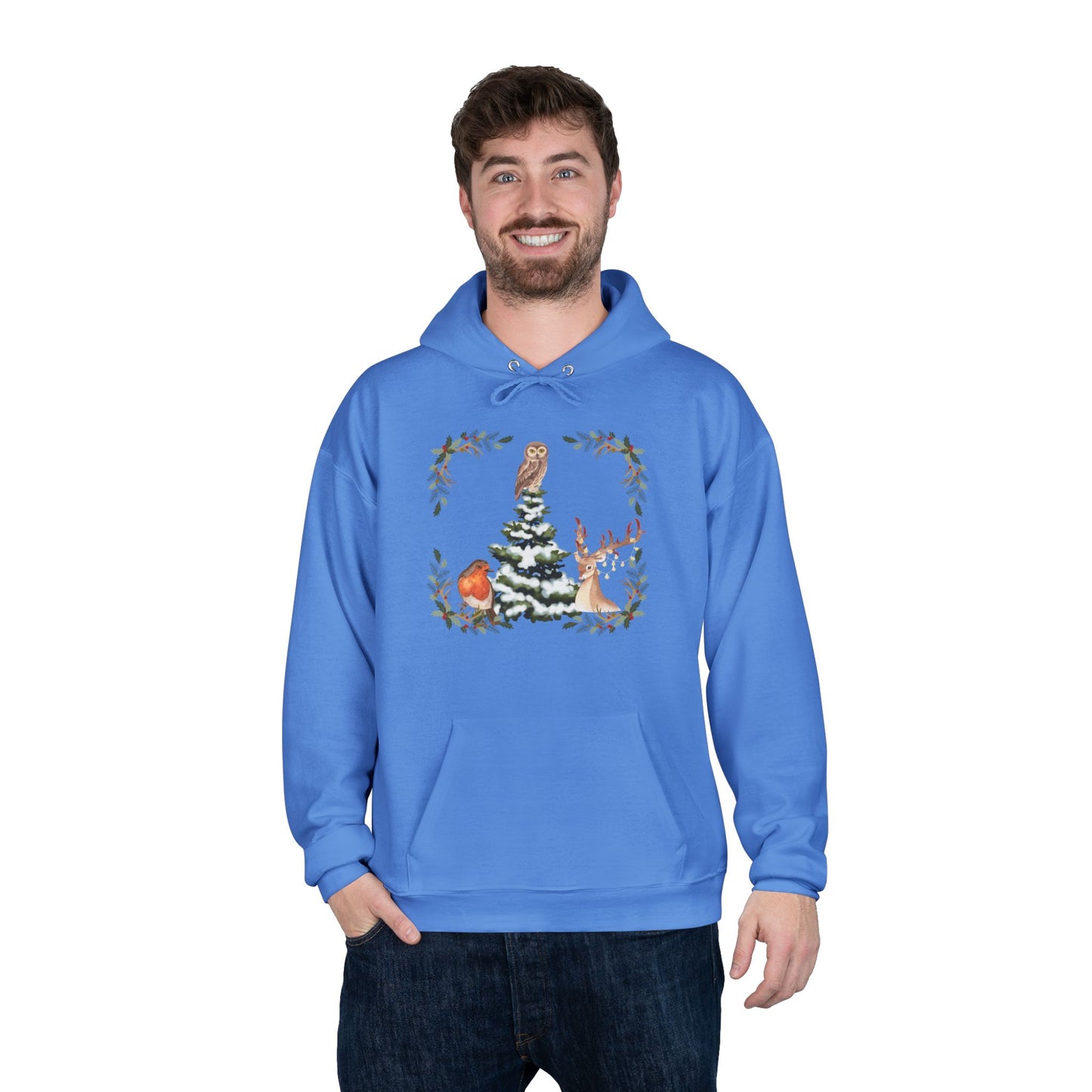 Winter Tree - Adult Unisex EcoSmart® Pullover Hoodie Sweatshirt