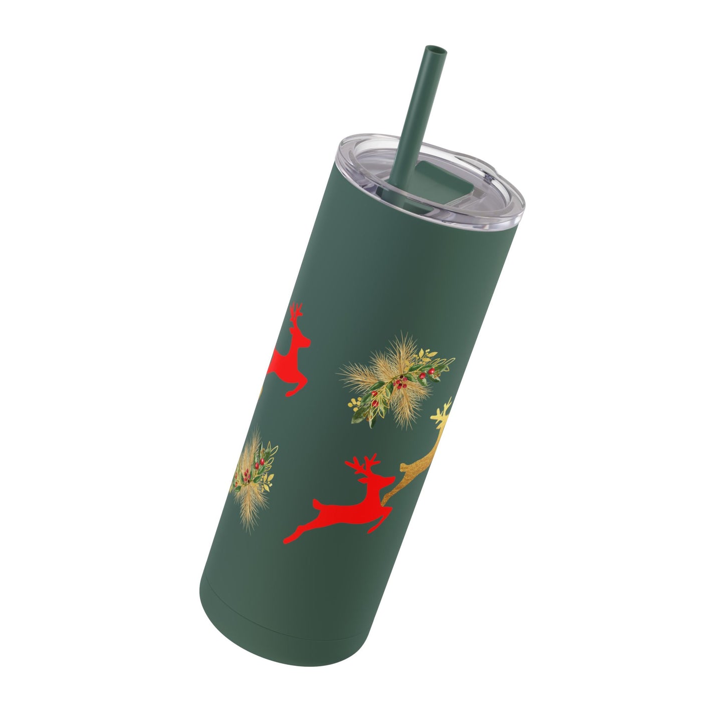 Reindeer Fun - Maars Maker Skinny Matte Tumbler, 20oz