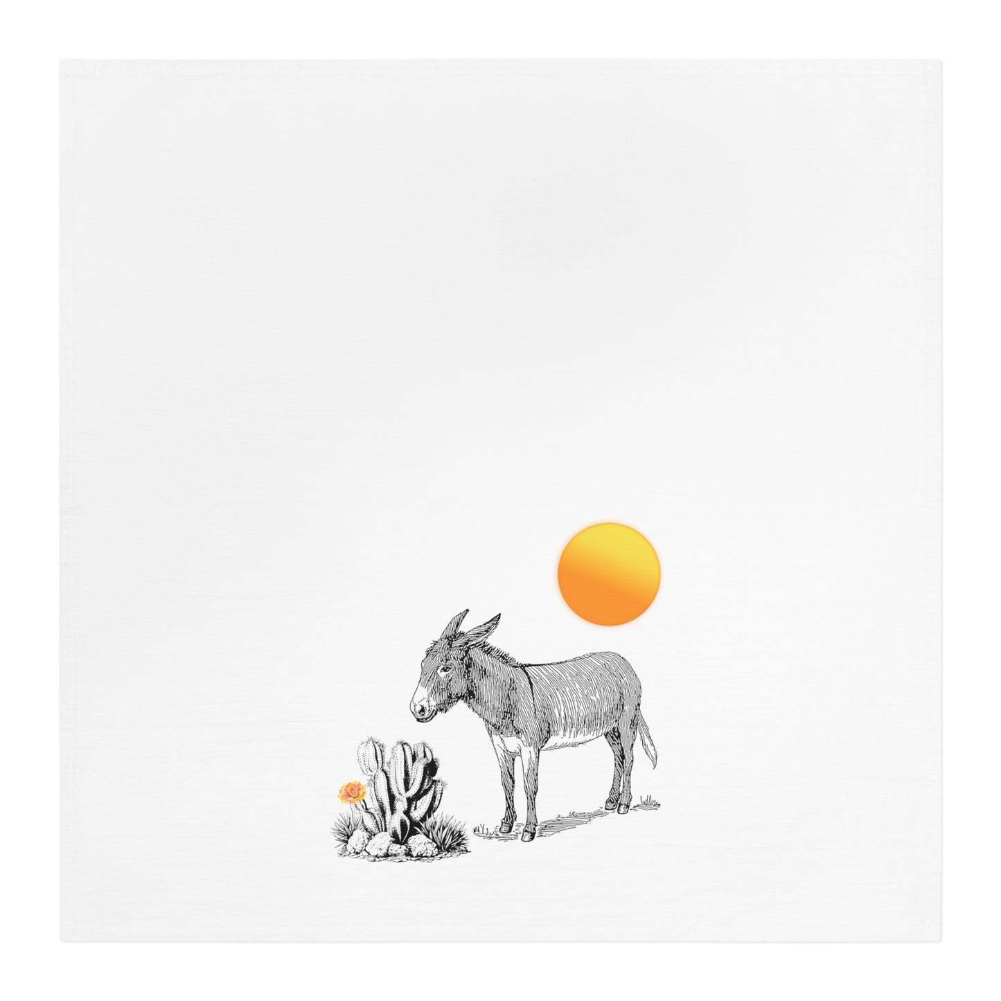 Desert Donkey - Tea Towel