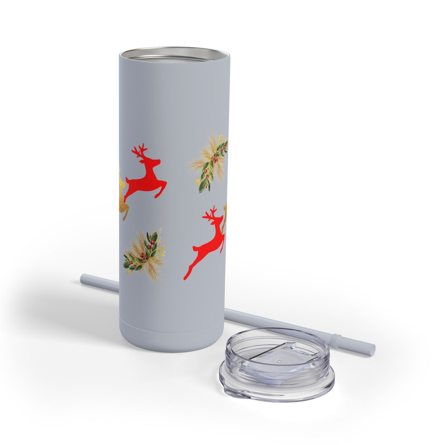 Reindeer Fun - Maars Maker Skinny Matte Tumbler, 20oz