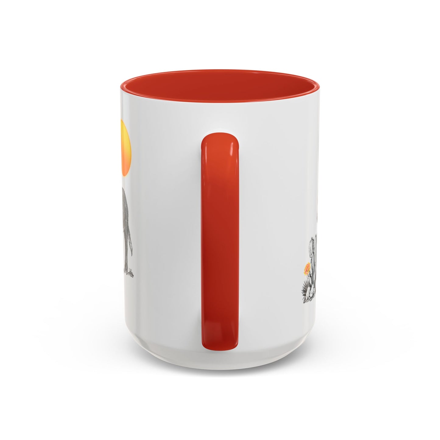 Desert Donkey - Accent Coffee Mug (11, 15oz)
