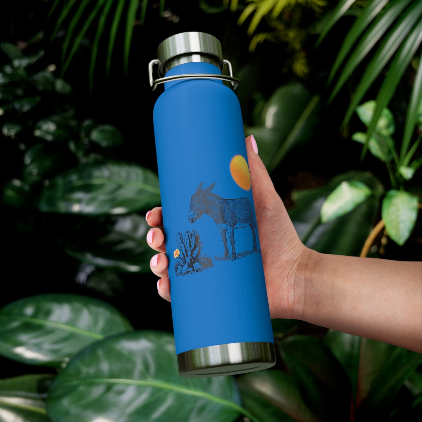 Desert Donkey - Copper Vacuum Insulated Bottle, 22oz