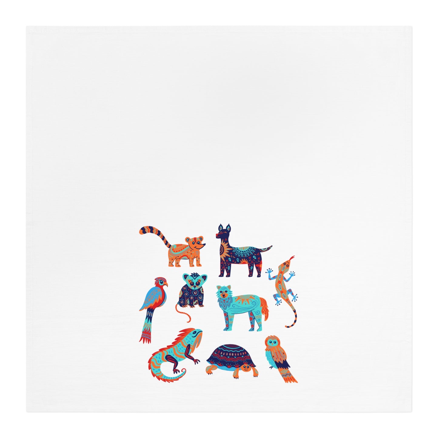 Animal Party - Tea Towel