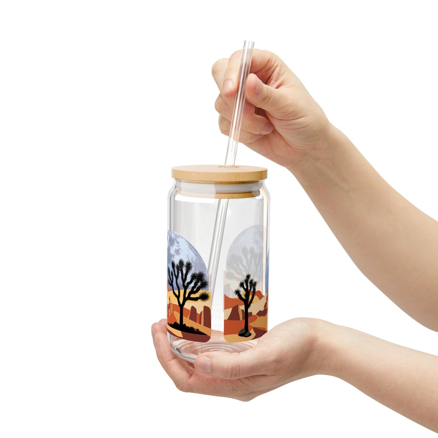 Desert Vibes - Sipper Glass, 16oz