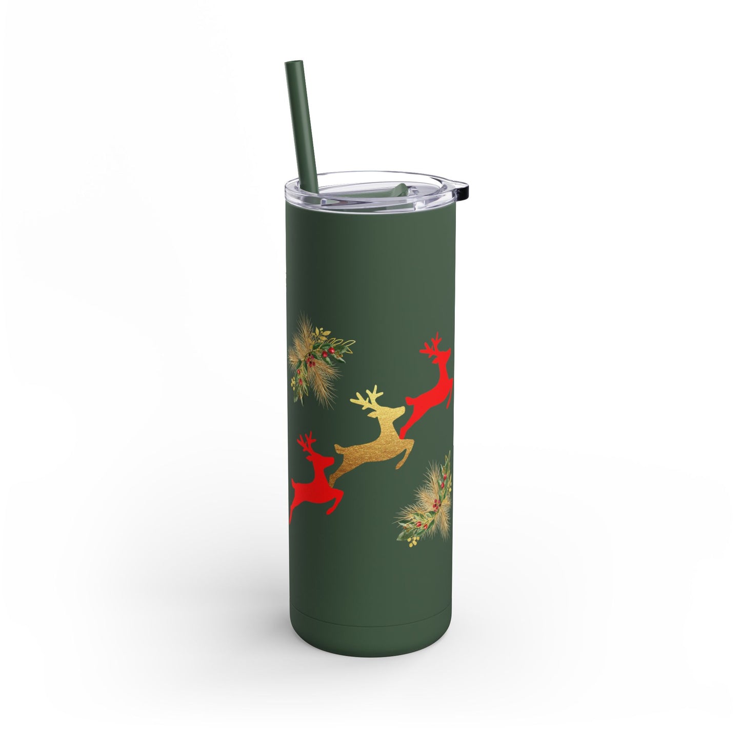 Reindeer Fun - Maars Maker Skinny Matte Tumbler, 20oz