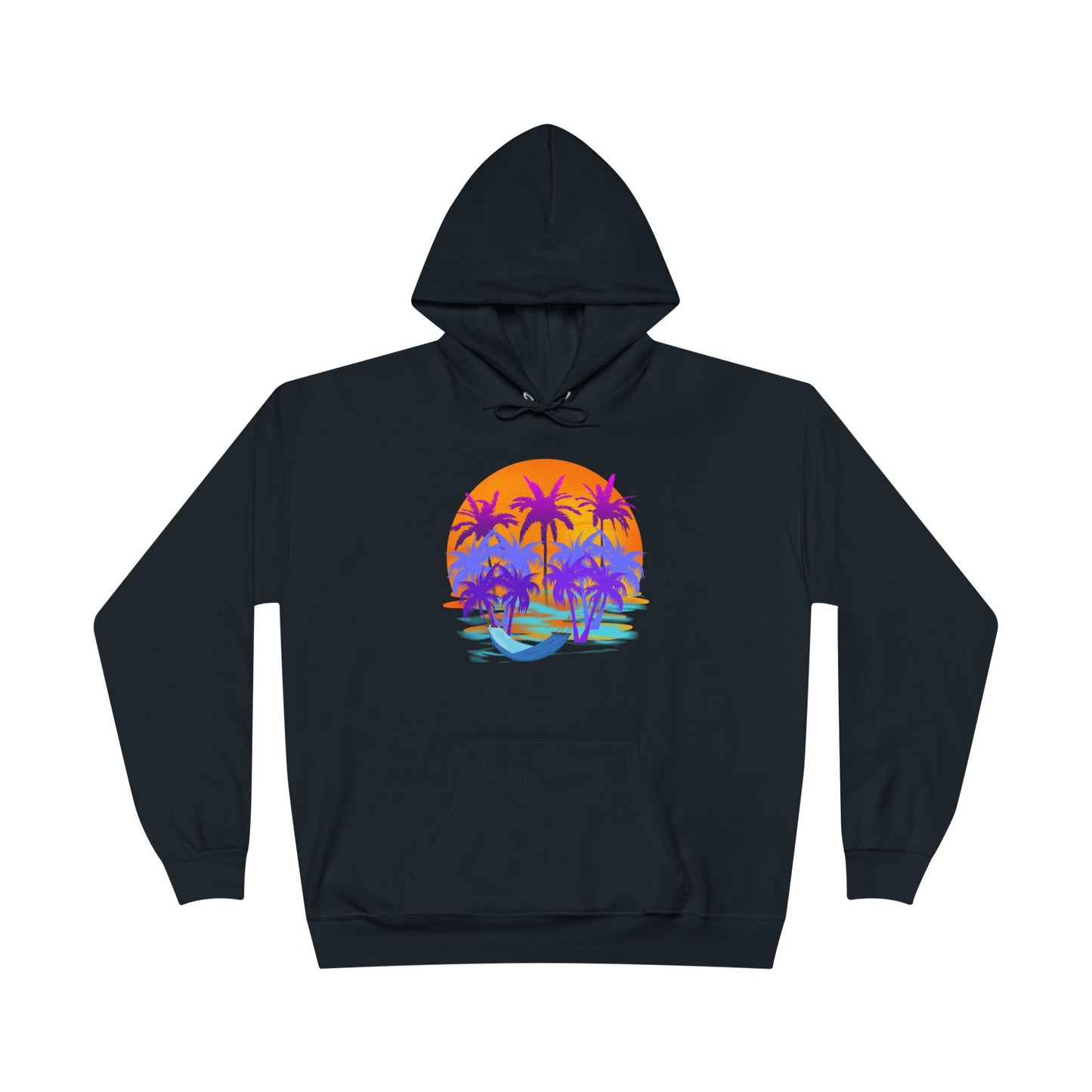 Tropical Paradise - Adult Unisex EcoSmart® Pullover Hoodie Sweatshirt