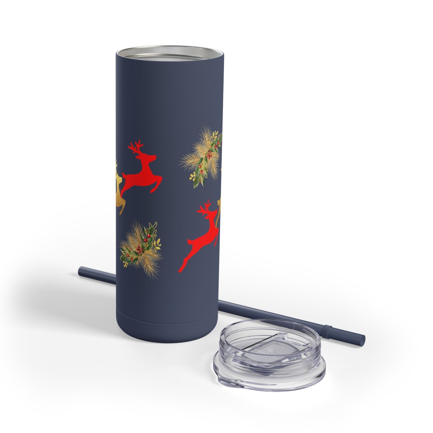 Reindeer Fun - Maars Maker Skinny Matte Tumbler, 20oz
