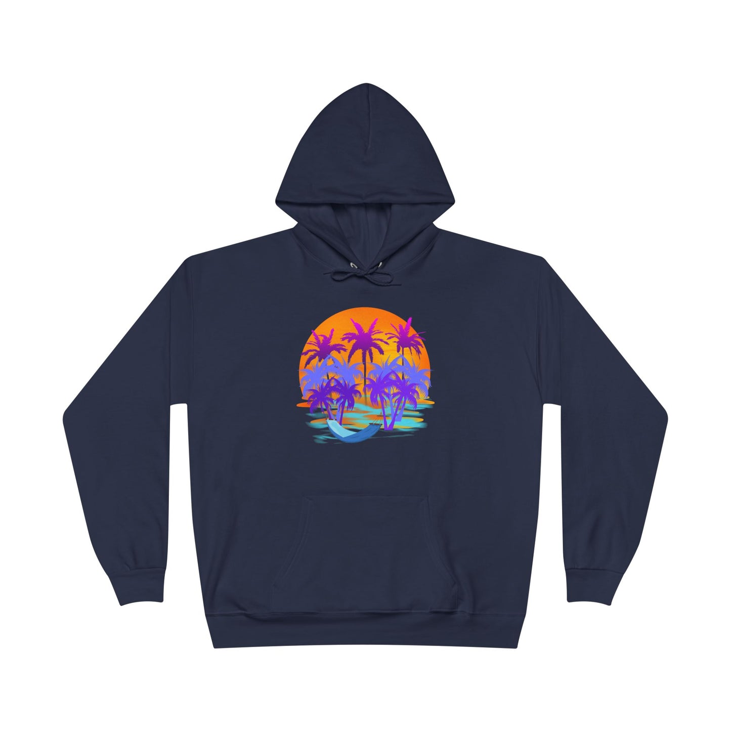 Tropical Paradise - Adult Unisex EcoSmart® Pullover Hoodie Sweatshirt