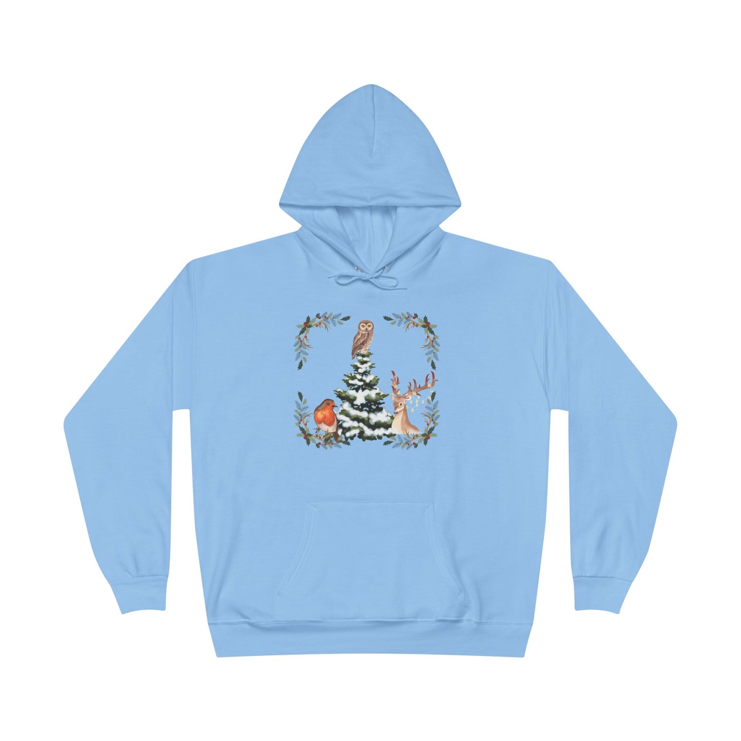 Winter Tree - Adult Unisex EcoSmart® Pullover Hoodie Sweatshirt