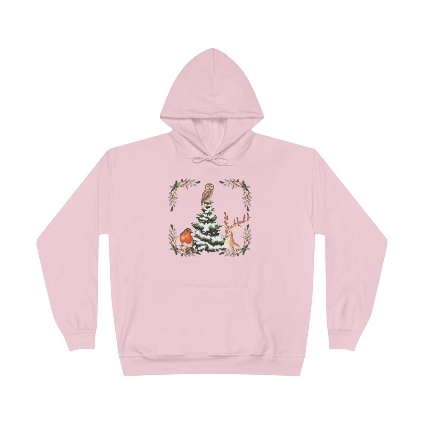 Winter Tree - Adult Unisex EcoSmart® Pullover Hoodie Sweatshirt