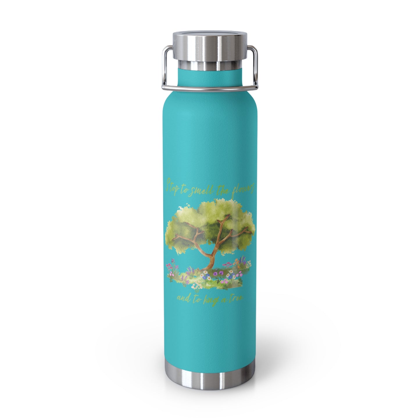 Hug A Tree - Copper Vacuum Insulated Bottle, 22oz