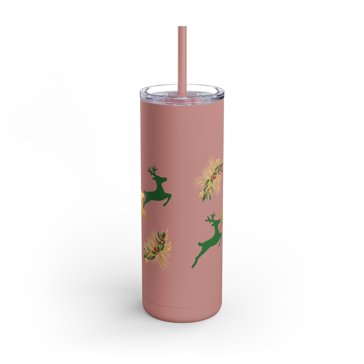 Reindeer Fun - Maars Maker Skinny Matte Tumbler, 20oz