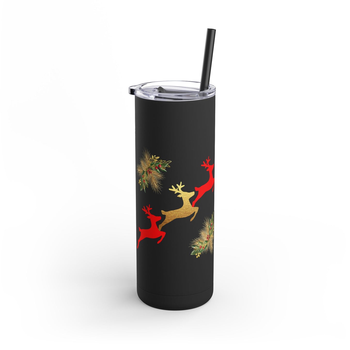 Reindeer Fun - Maars Maker Skinny Matte Tumbler, 20oz