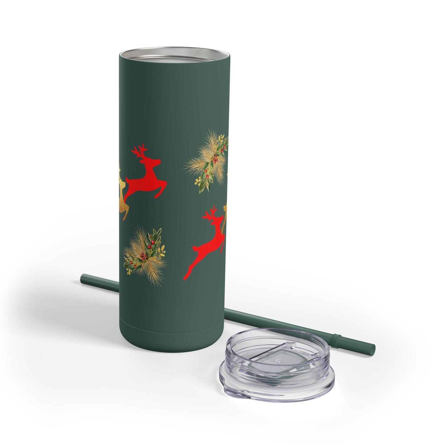 Reindeer Fun - Maars Maker Skinny Matte Tumbler, 20oz
