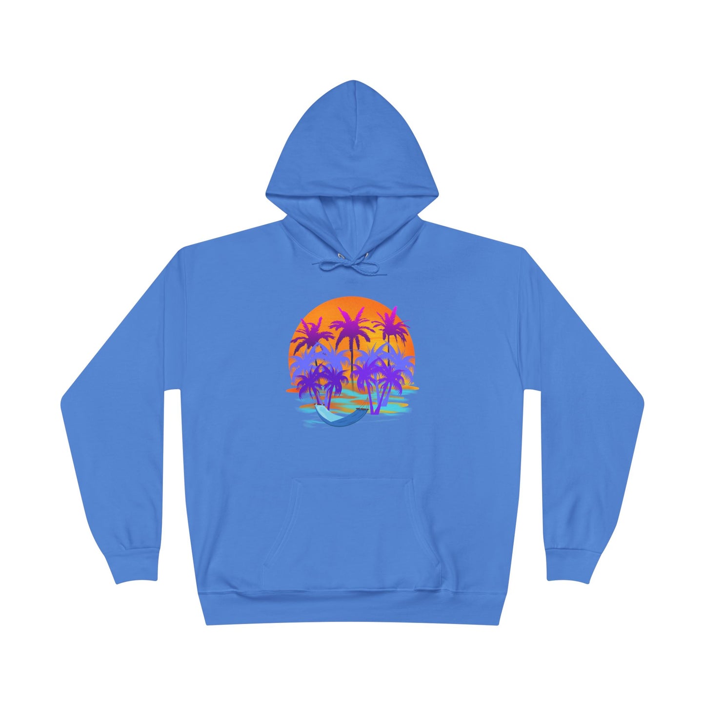 Tropical Paradise - Adult Unisex EcoSmart® Pullover Hoodie Sweatshirt