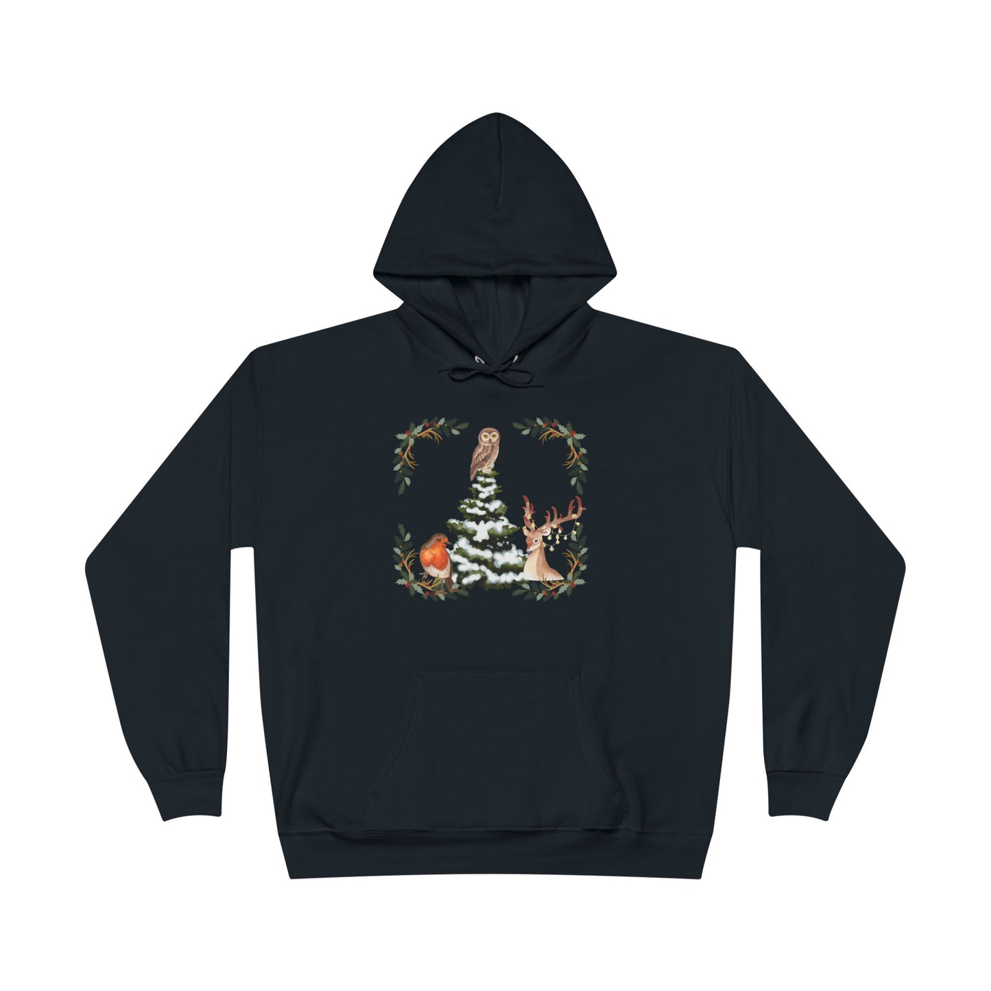 Winter Tree - Adult Unisex EcoSmart® Pullover Hoodie Sweatshirt