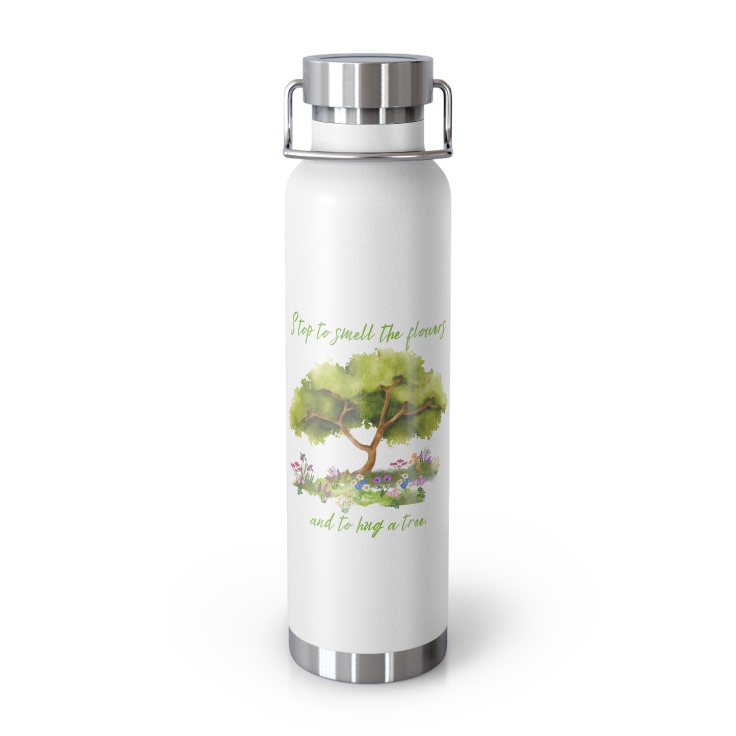 Hug A Tree - Copper Vacuum Insulated Bottle, 22oz