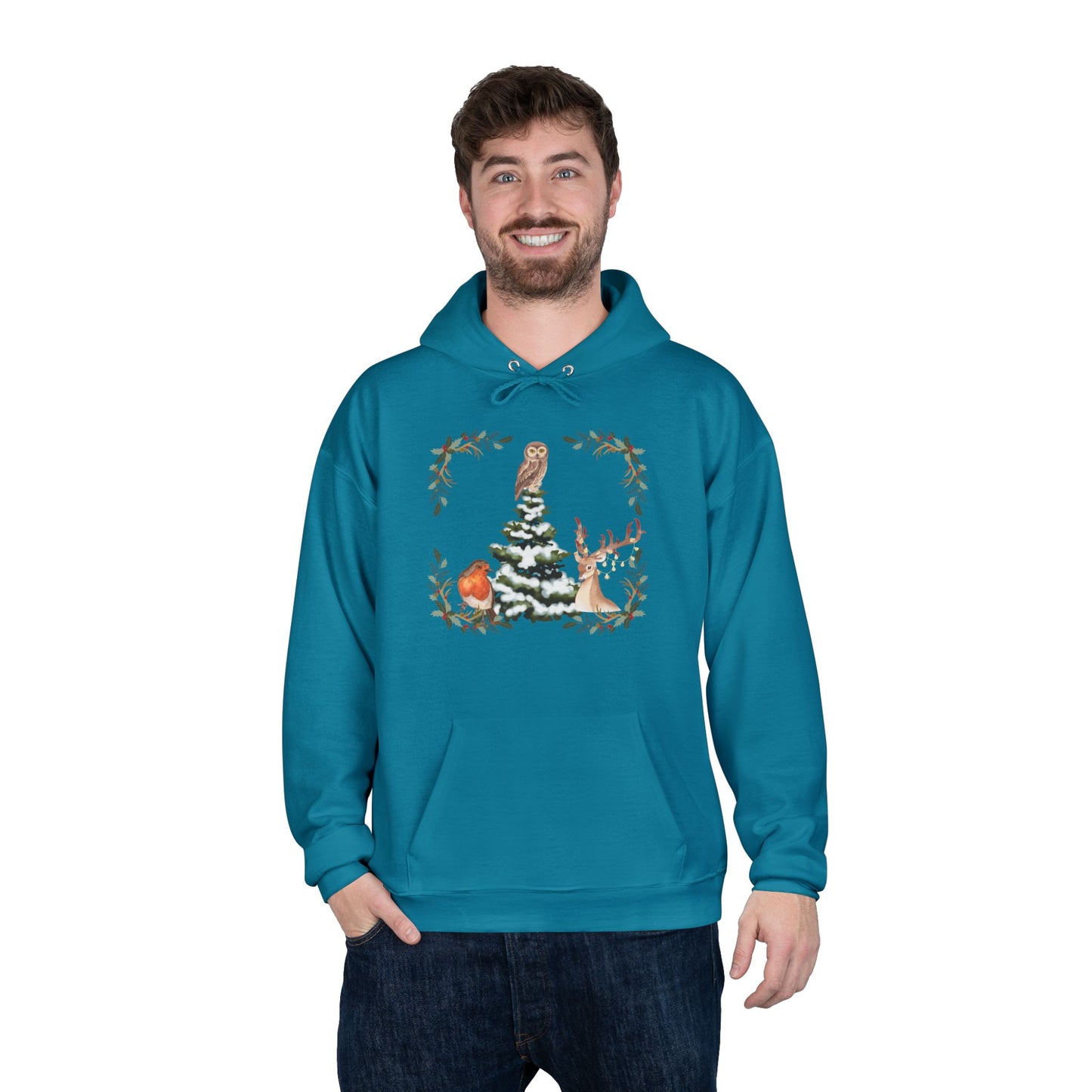Winter Tree - Adult Unisex EcoSmart® Pullover Hoodie Sweatshirt