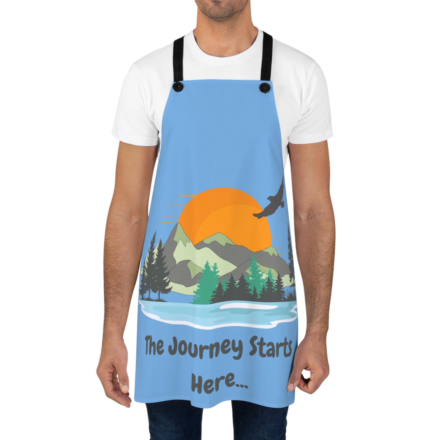 Journey Starts Here - Apron (AOP)