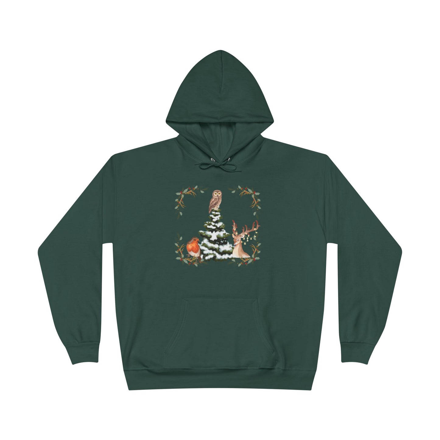 Winter Tree - Adult Unisex EcoSmart® Pullover Hoodie Sweatshirt