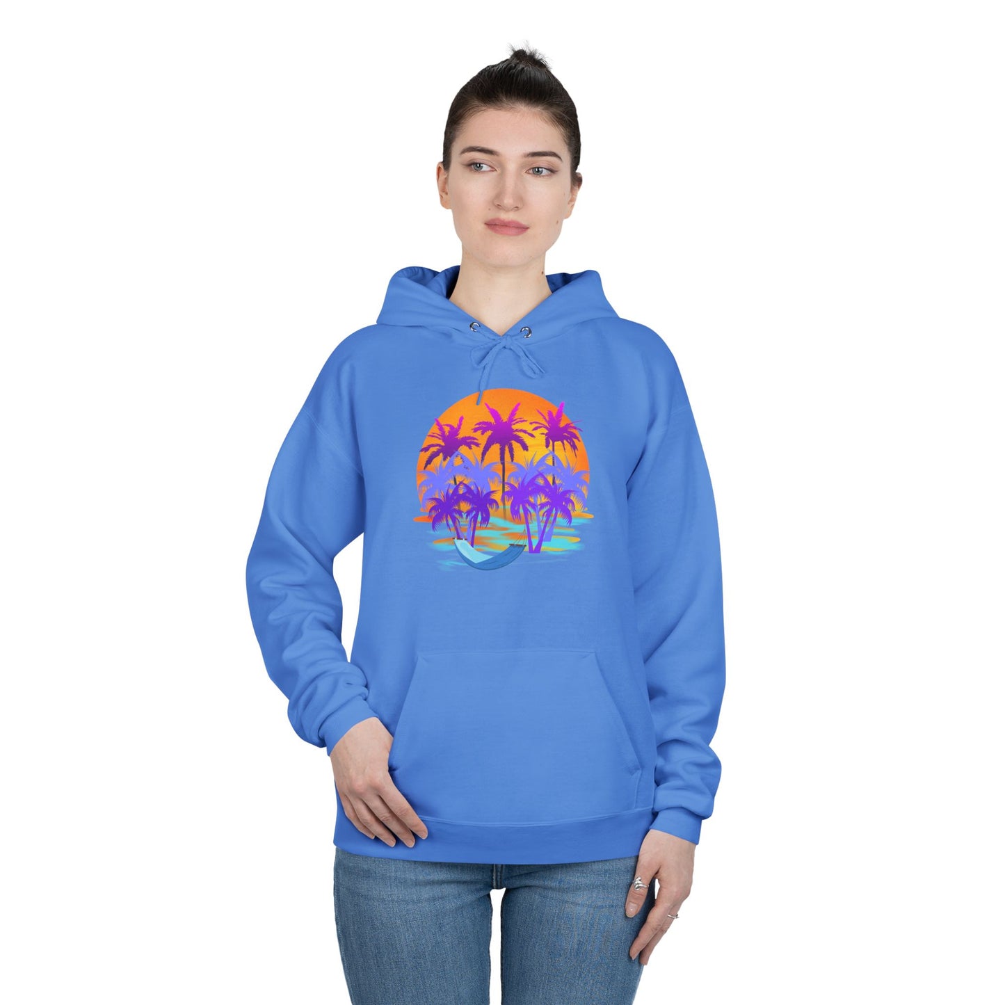 Tropical Paradise - Adult Unisex EcoSmart® Pullover Hoodie Sweatshirt