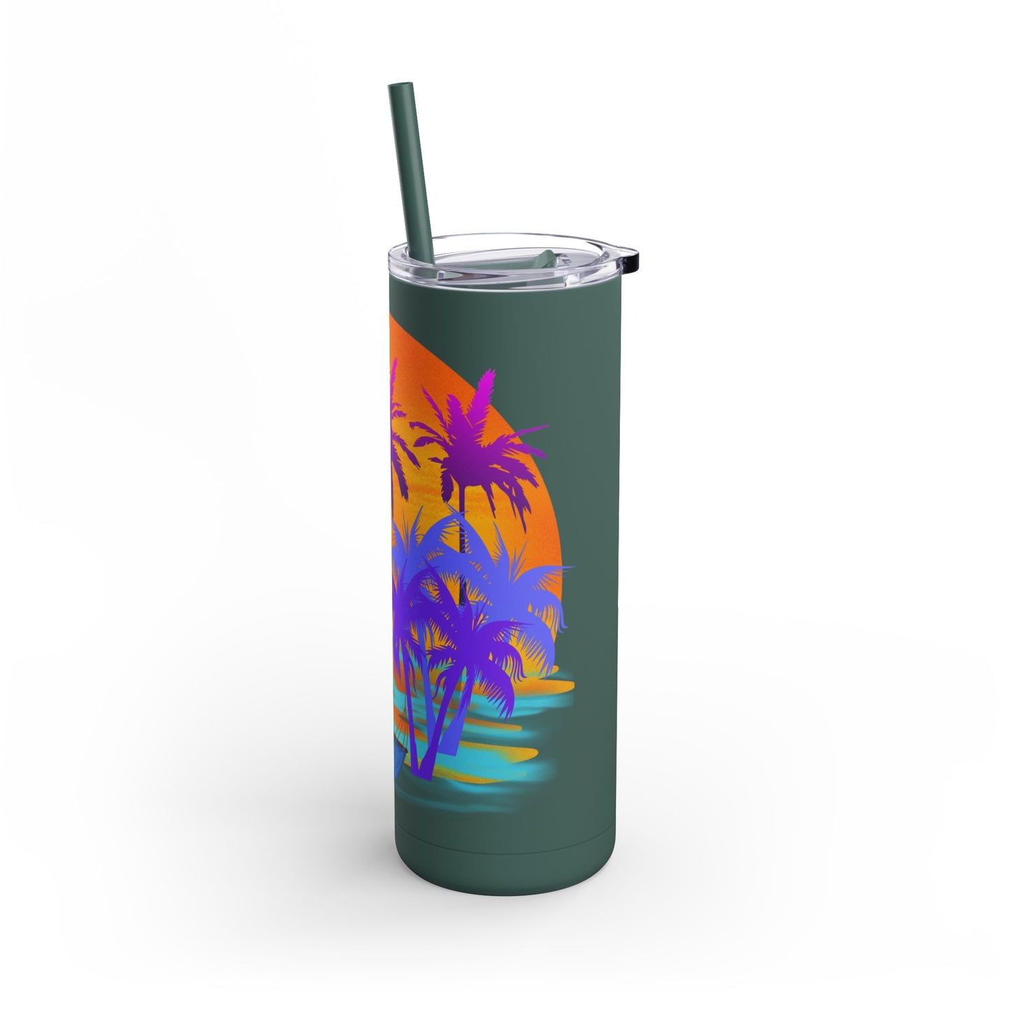 Tropical Paradise - Maars Maker Skinny Matte Tumbler, 20oz