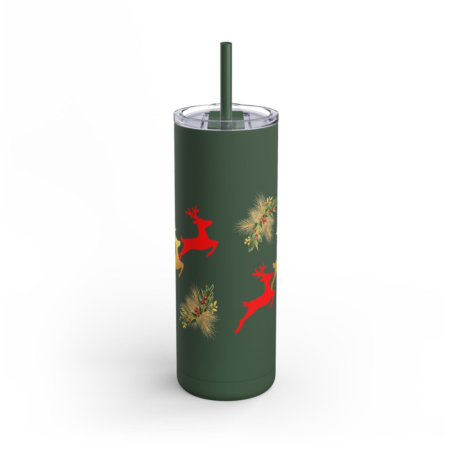 Reindeer Fun - Maars Maker Skinny Matte Tumbler, 20oz