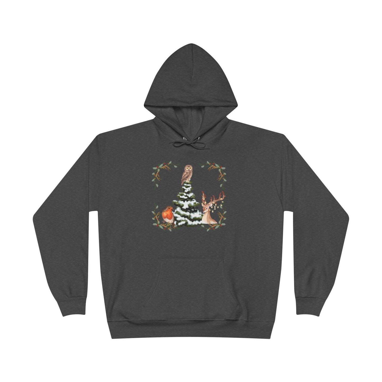 Winter Tree - Adult Unisex EcoSmart® Pullover Hoodie Sweatshirt