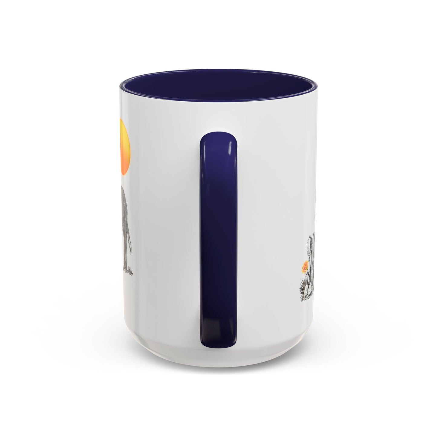Desert Donkey - Accent Coffee Mug (11, 15oz)