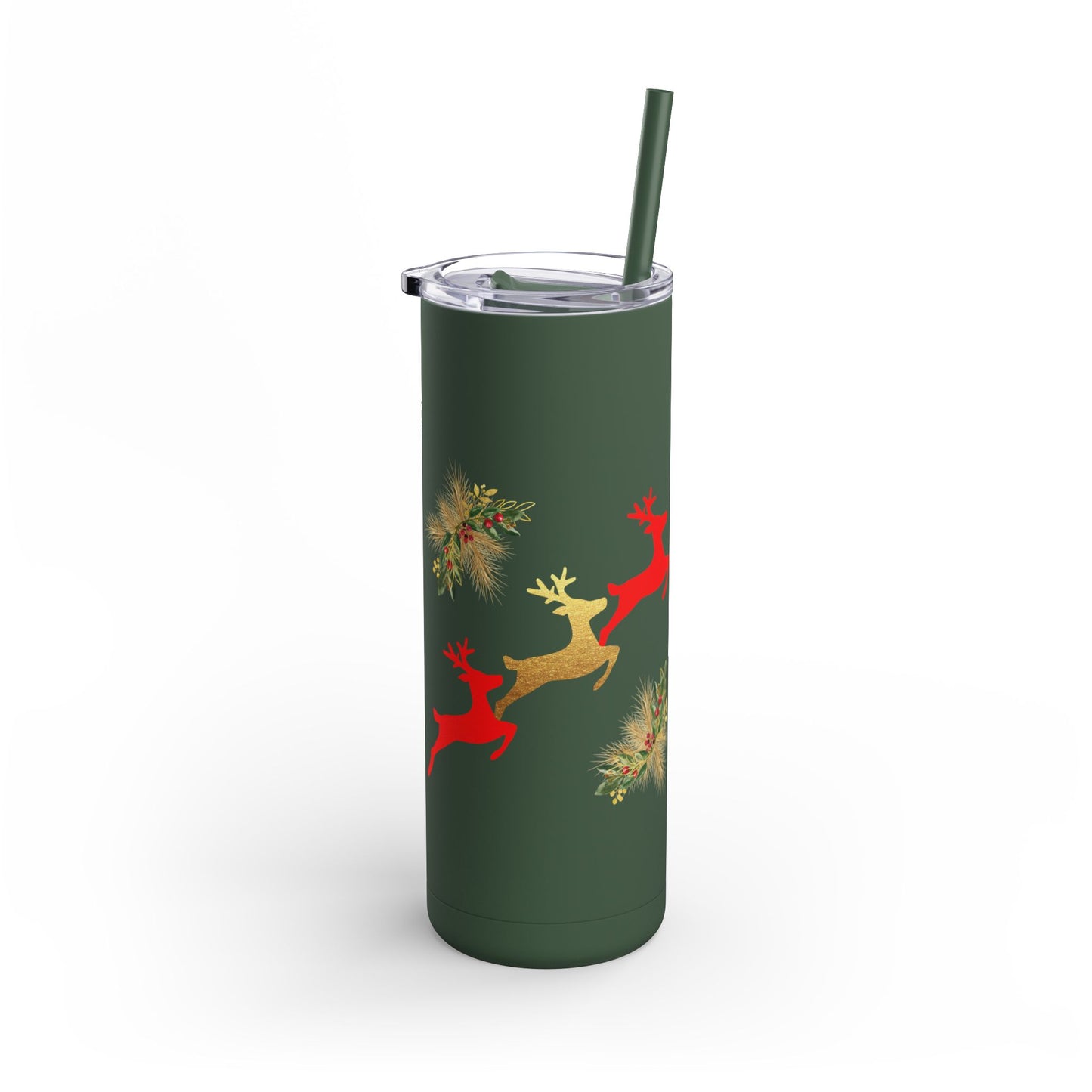 Reindeer Fun - Maars Maker Skinny Matte Tumbler, 20oz