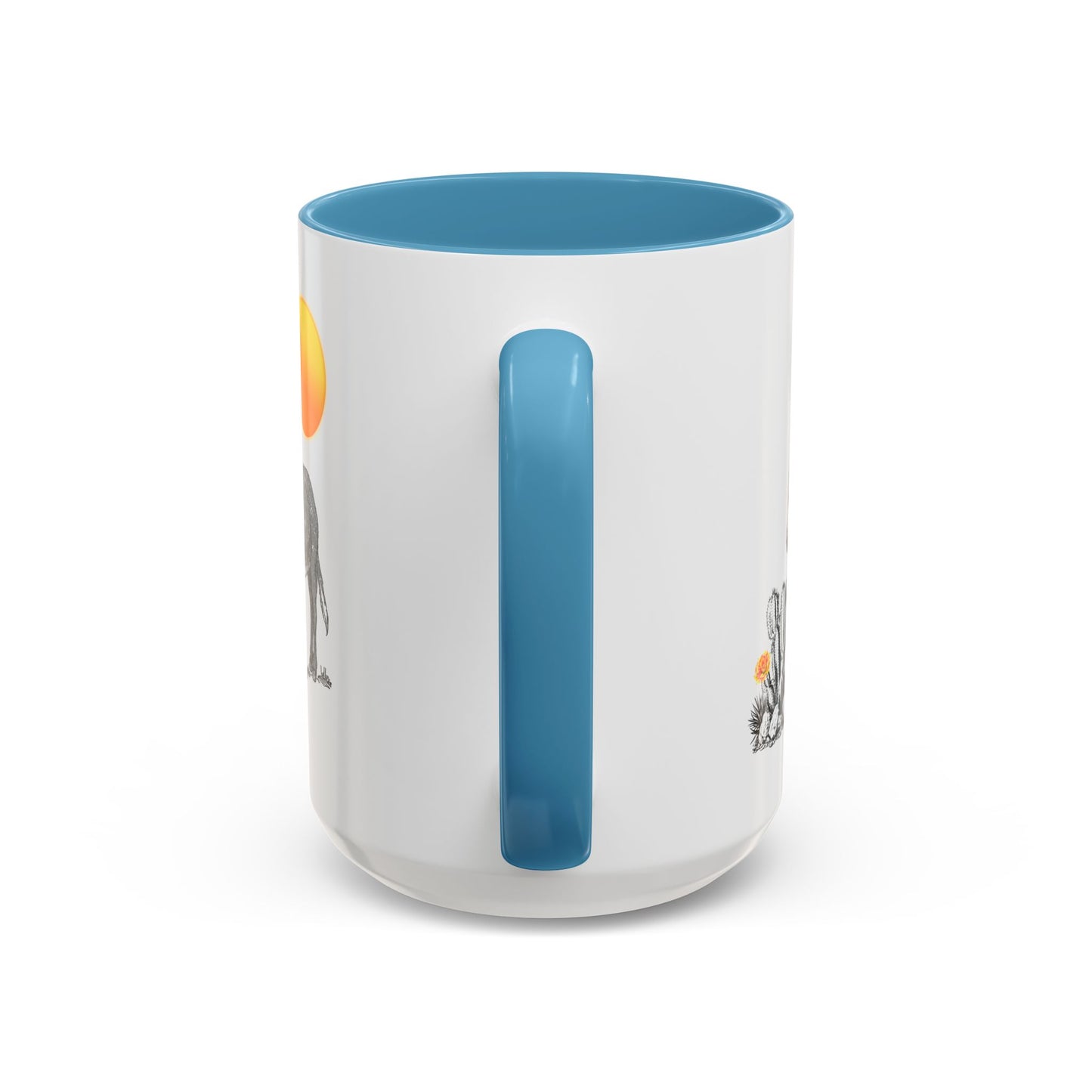 Desert Donkey - Accent Coffee Mug (11, 15oz)