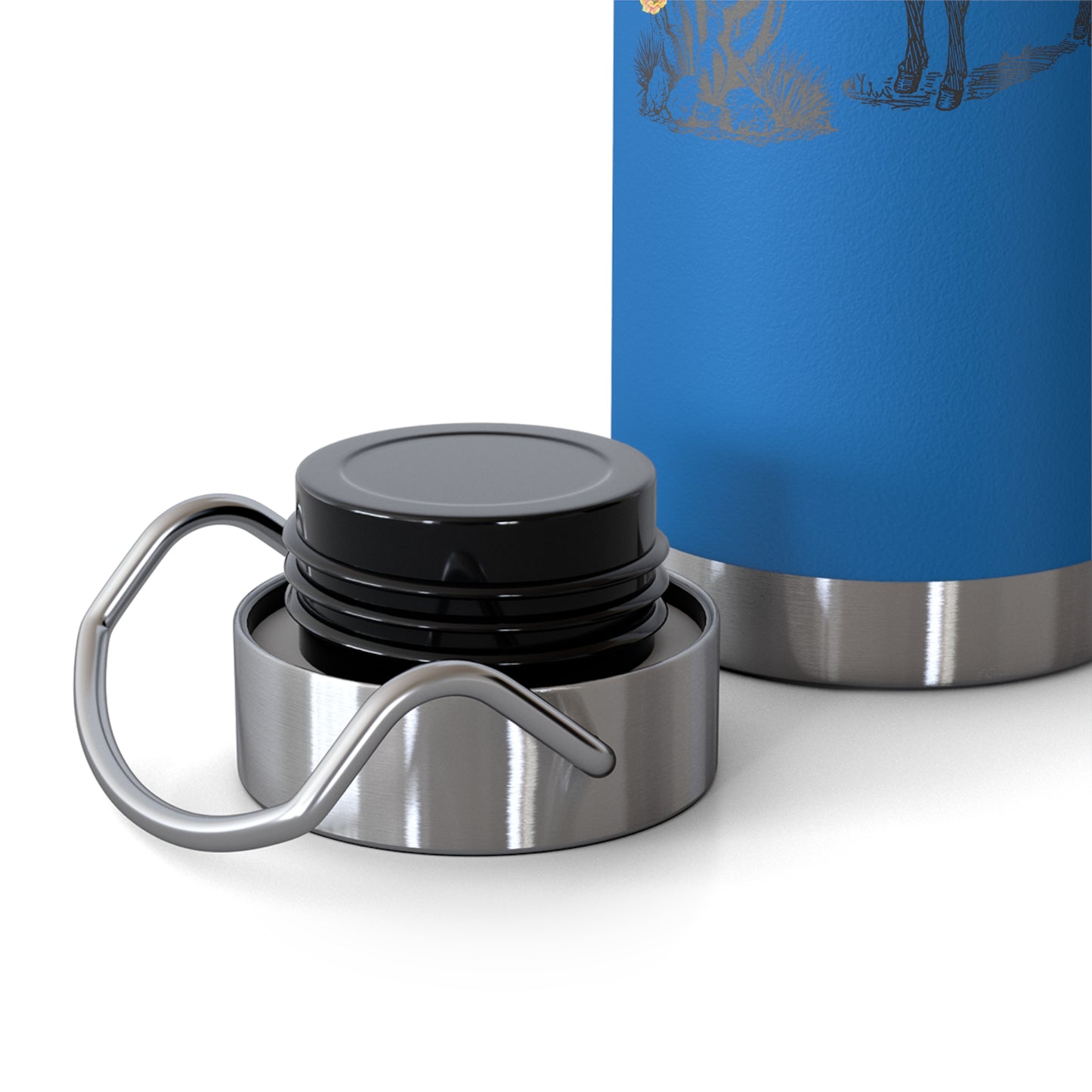 Desert Donkey - Copper Vacuum Insulated Bottle, 22oz