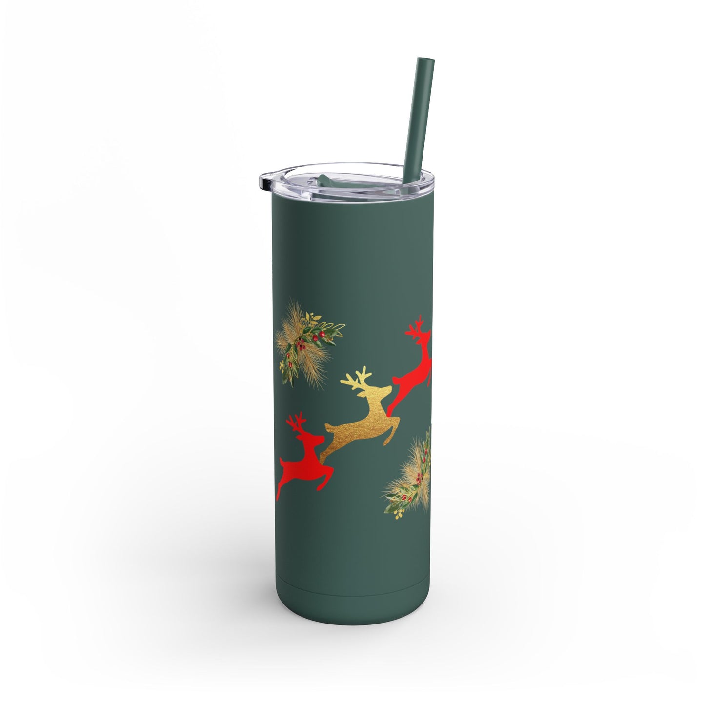Reindeer Fun - Maars Maker Skinny Matte Tumbler, 20oz