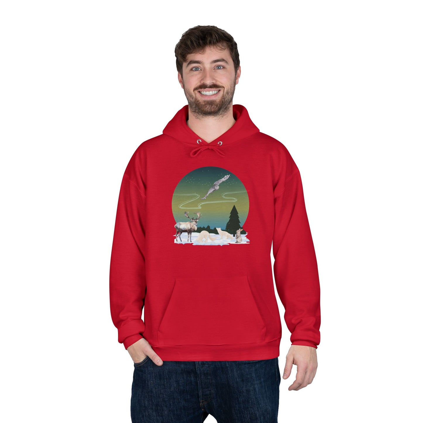 Winter Wonderland - Adult Unisex EcoSmart® Pullover Hoodie Sweatshirt