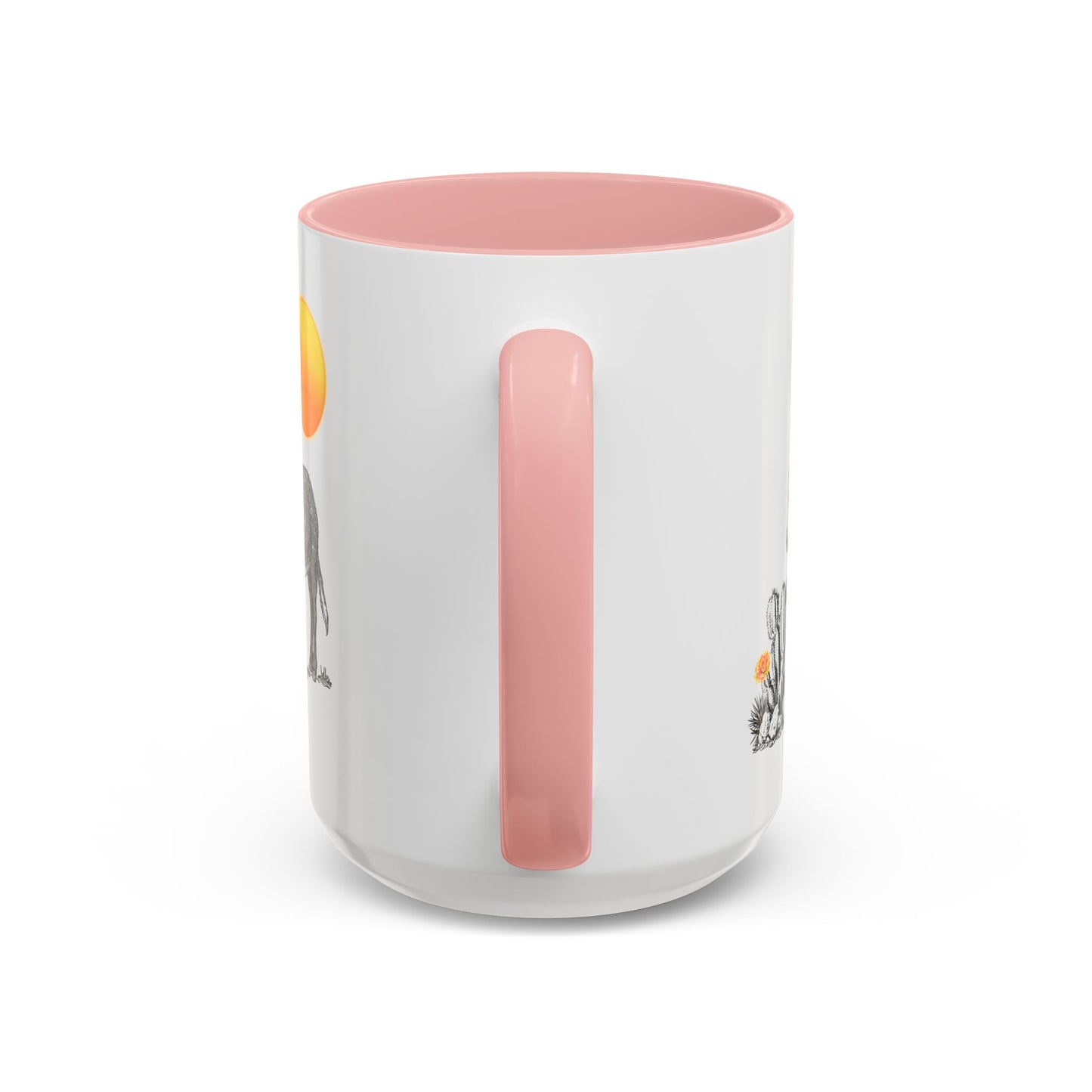 Desert Donkey - Accent Coffee Mug (11, 15oz)