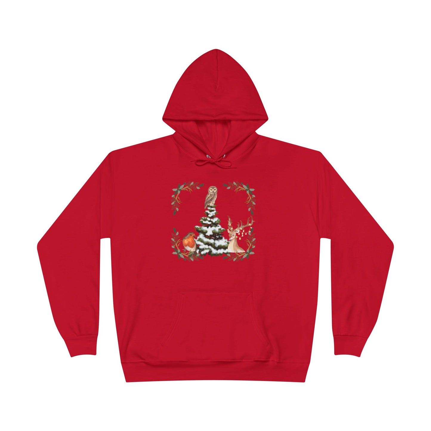 Winter Tree - Adult Unisex EcoSmart® Pullover Hoodie Sweatshirt