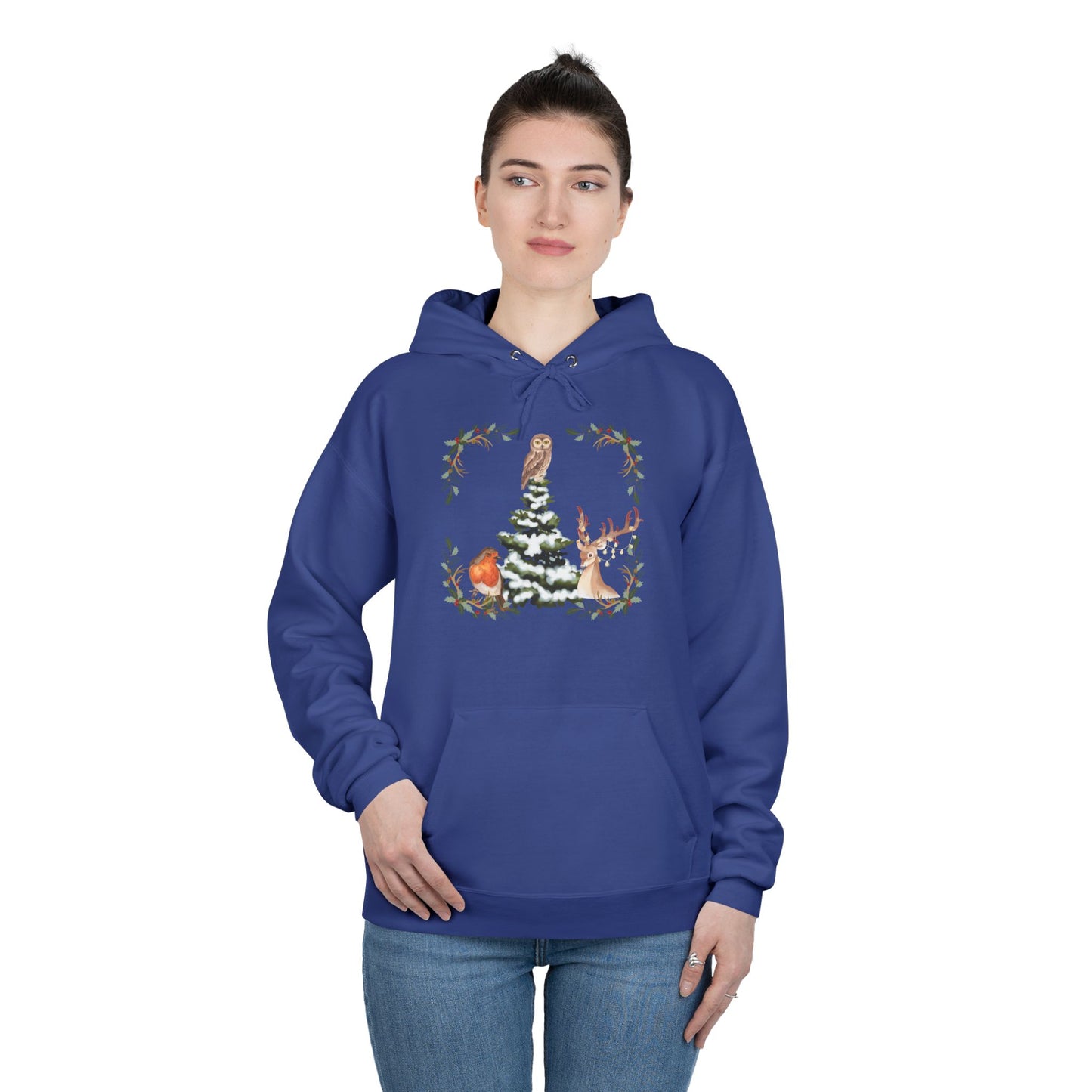 Winter Tree - Adult Unisex EcoSmart® Pullover Hoodie Sweatshirt