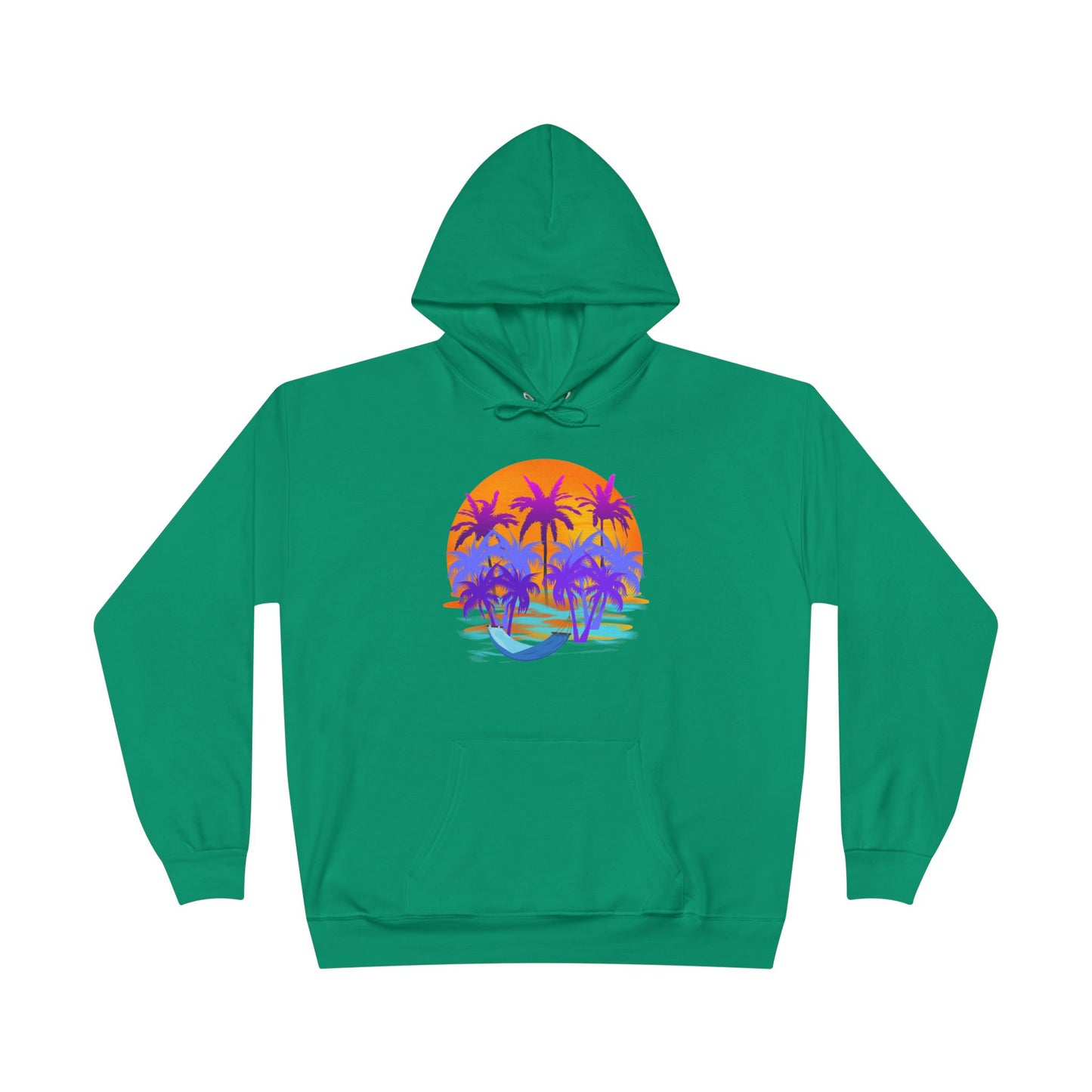 Tropical Paradise - Adult Unisex EcoSmart® Pullover Hoodie Sweatshirt
