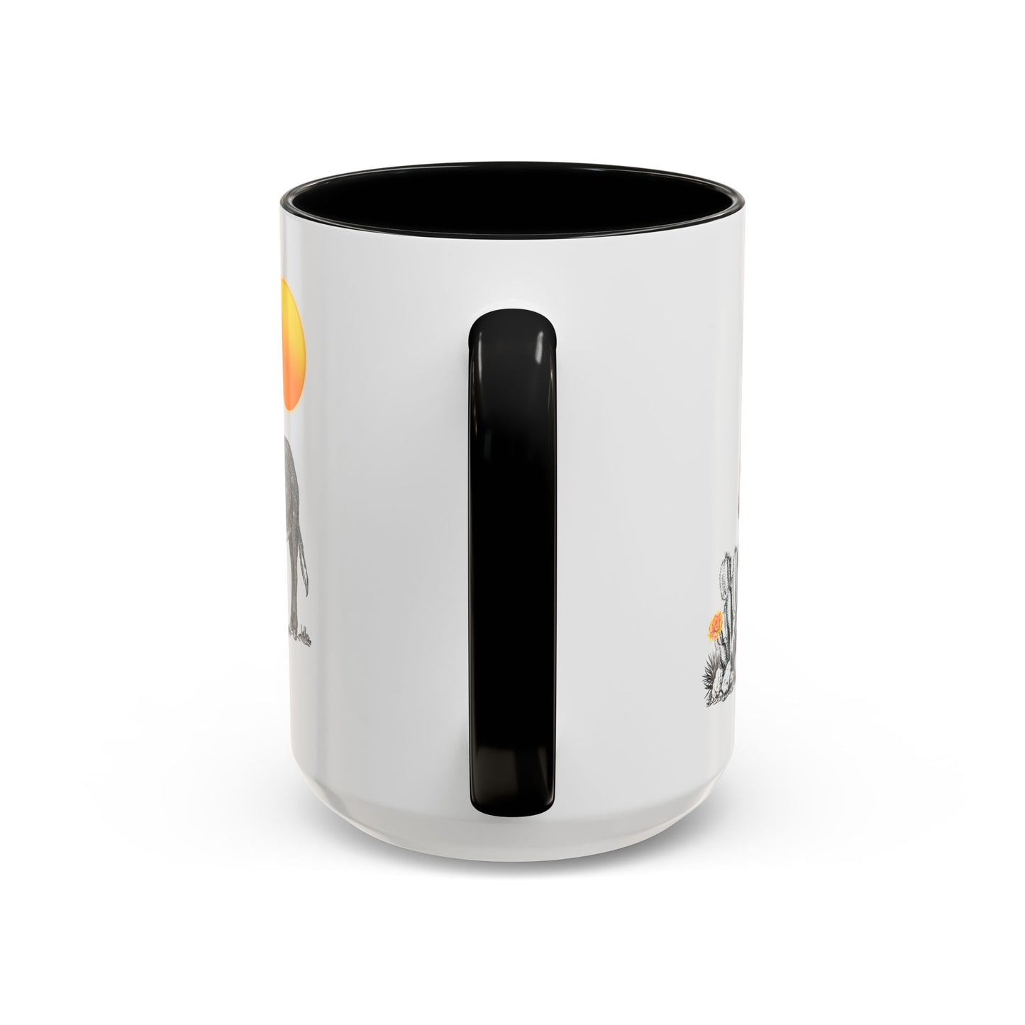 Desert Donkey - Accent Coffee Mug (11, 15oz)