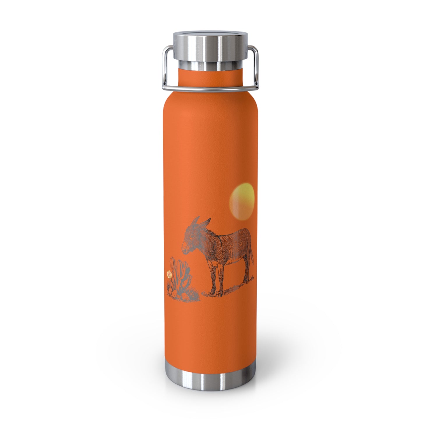 Desert Donkey - Copper Vacuum Insulated Bottle, 22oz