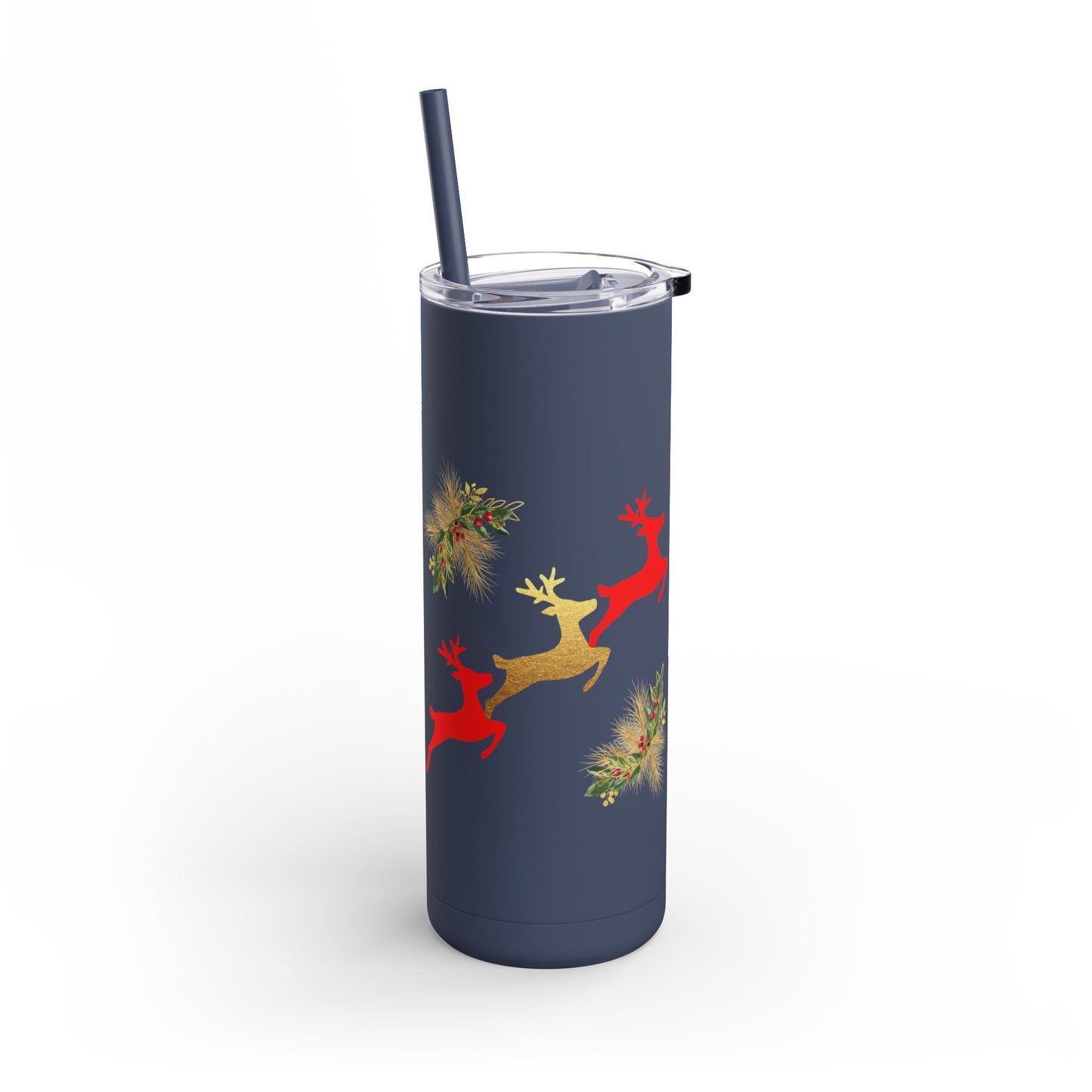Reindeer Fun - Maars Maker Skinny Matte Tumbler, 20oz