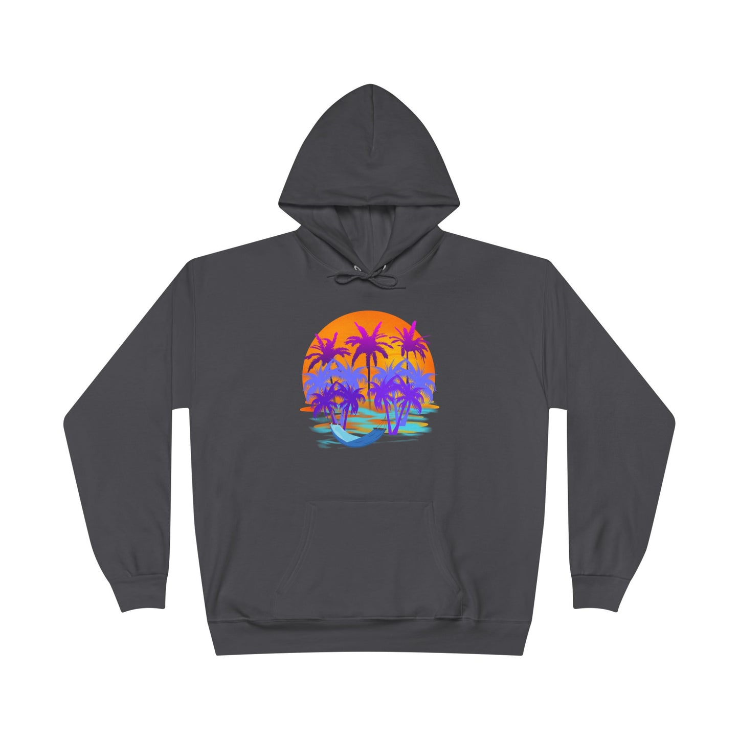 Tropical Paradise - Adult Unisex EcoSmart® Pullover Hoodie Sweatshirt