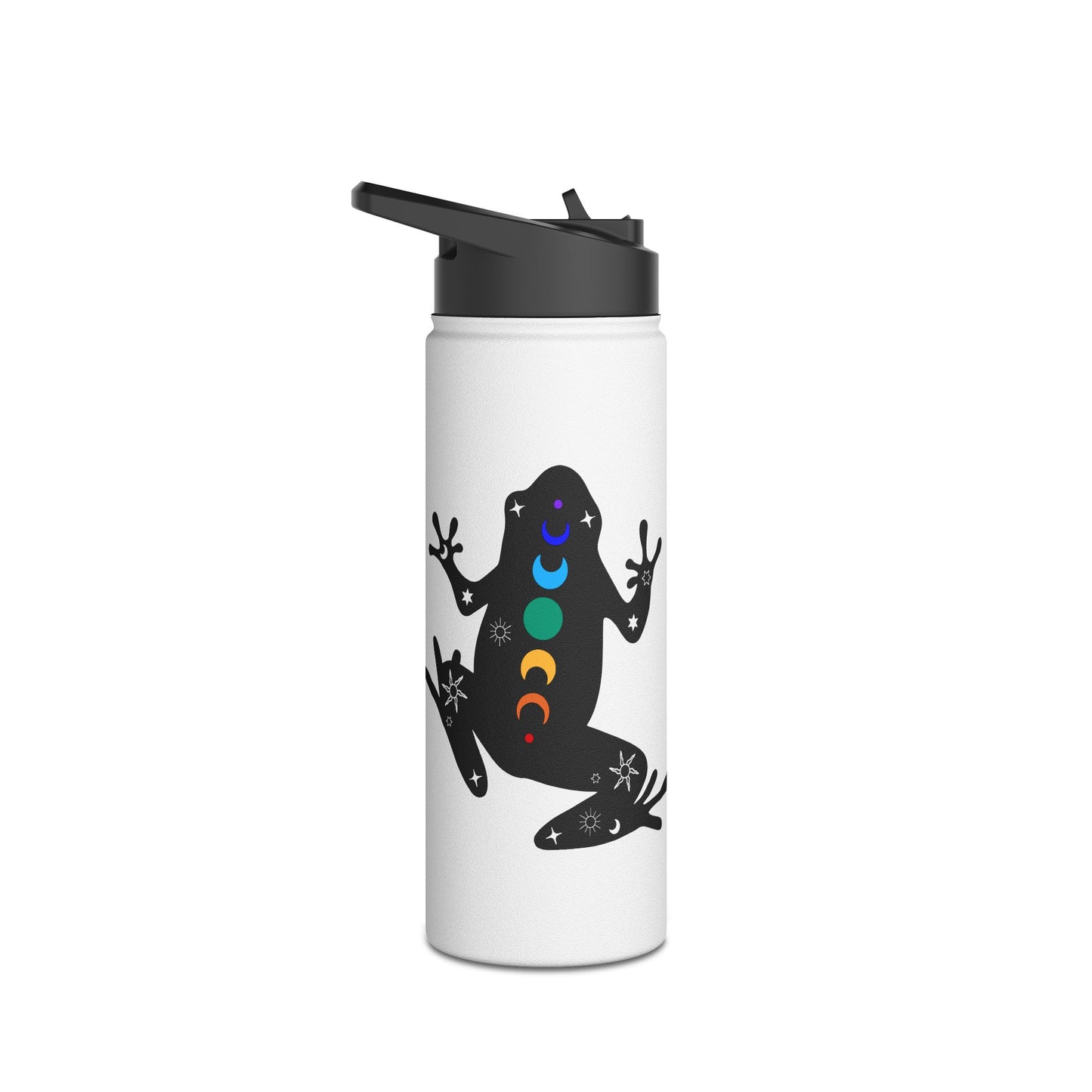 Healing Frog - Stainless Steel Water Bottle, Standard Lid
