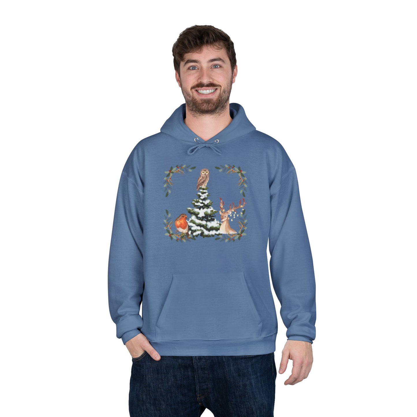 Winter Tree - Adult Unisex EcoSmart® Pullover Hoodie Sweatshirt