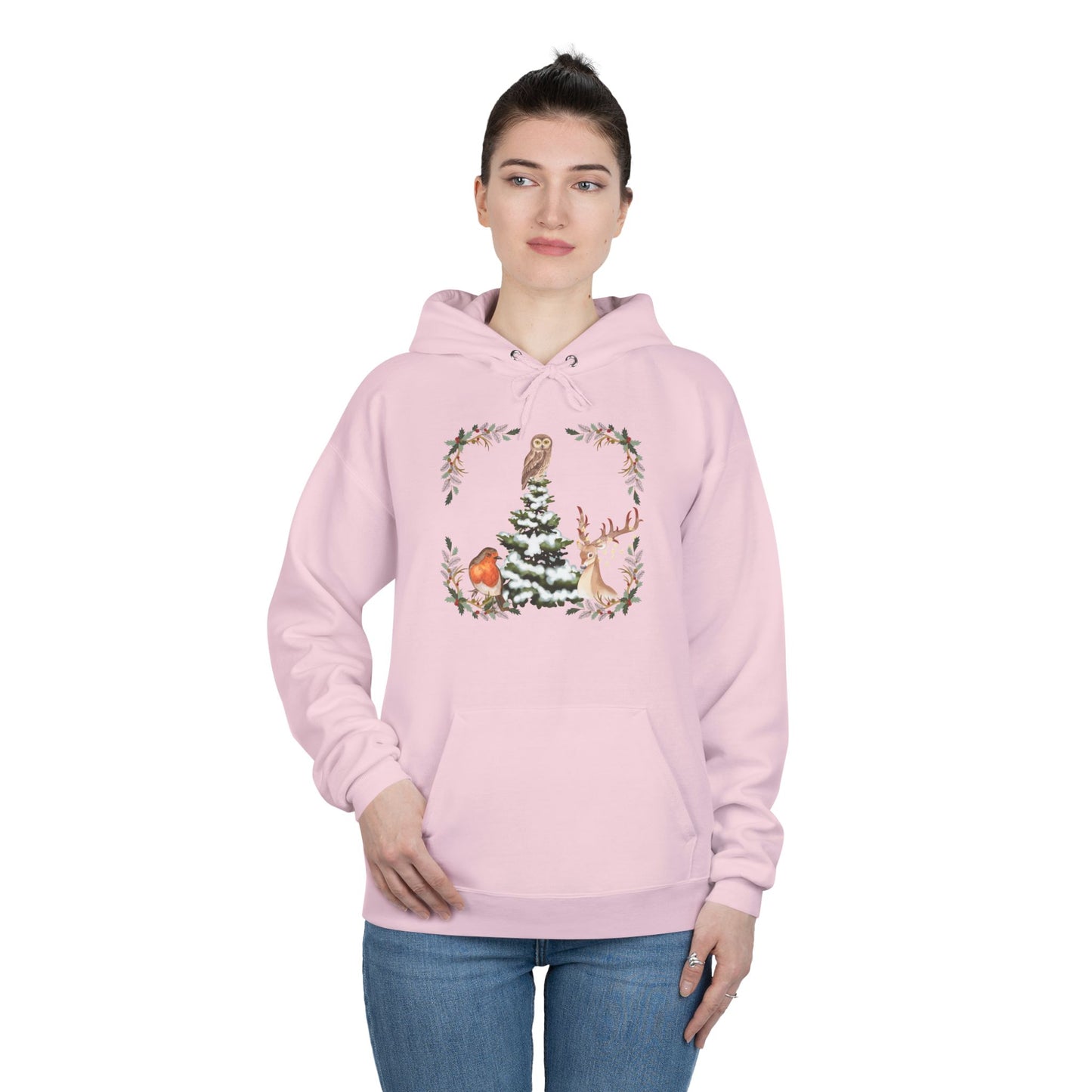 Winter Tree - Adult Unisex EcoSmart® Pullover Hoodie Sweatshirt