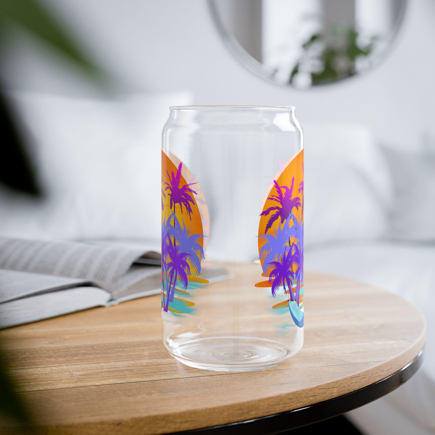 Tropical Paradise - Sipper Glass, 16oz