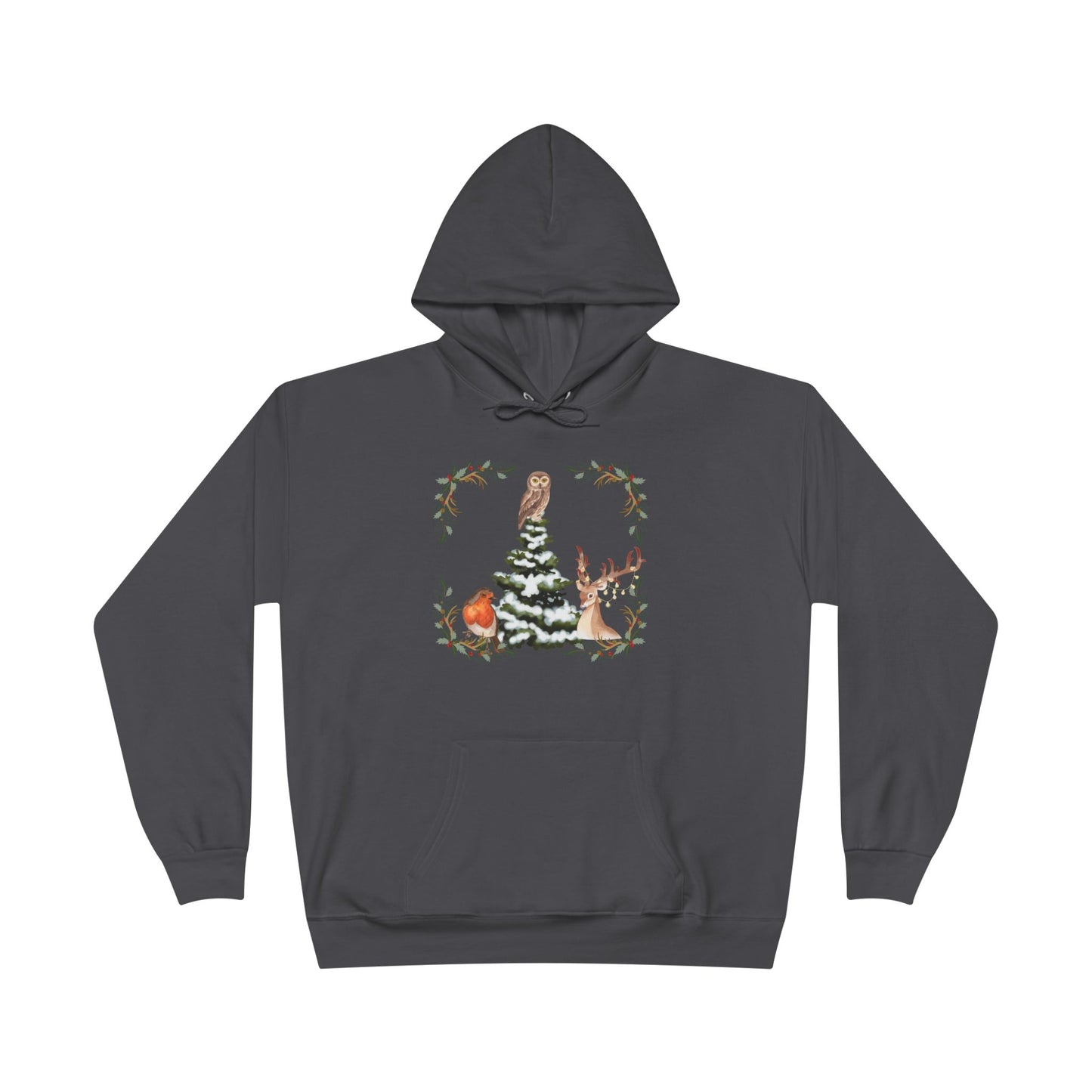 Winter Tree - Adult Unisex EcoSmart® Pullover Hoodie Sweatshirt