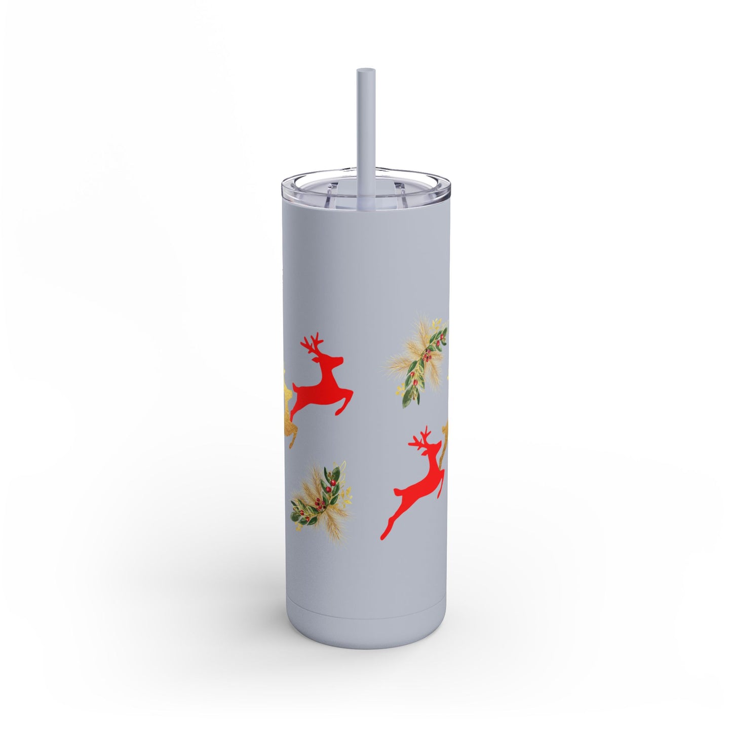 Reindeer Fun - Maars Maker Skinny Matte Tumbler, 20oz
